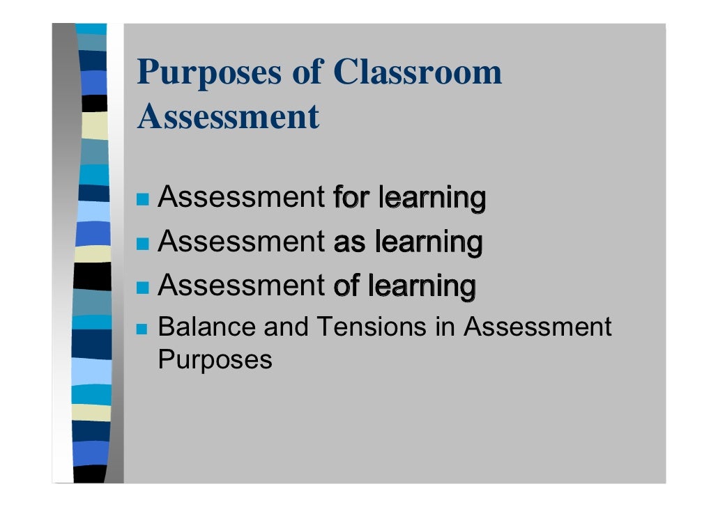 Lorna Earl Rethinking Classroom Assessment With Purpose In Mind