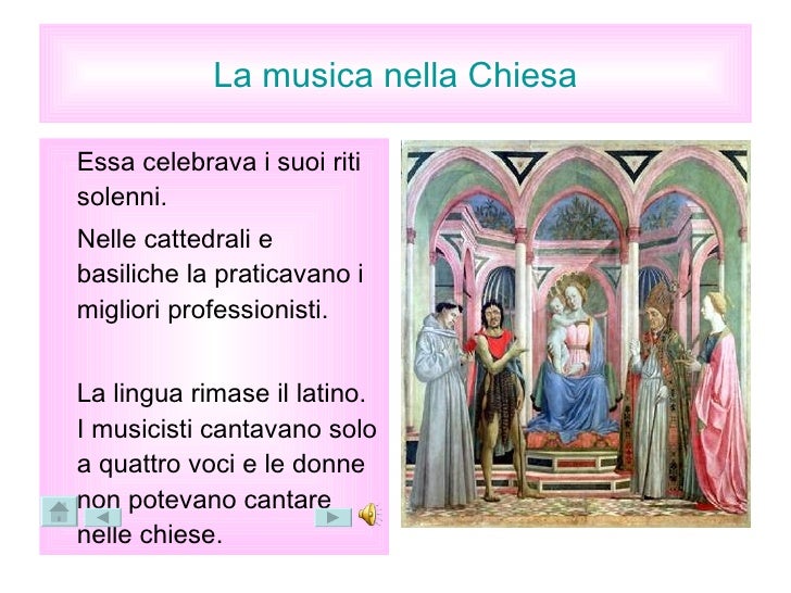 Il Rinascimento - La musica