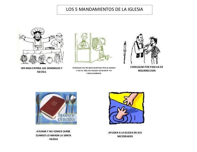 Los 5 mandamientos de la iglesia