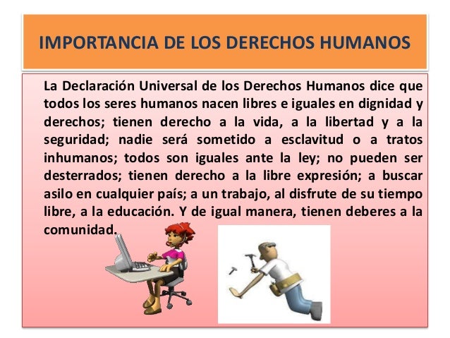 Los derechos humanos de rosa