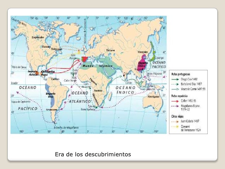 Los descubrimientos geográficos de los siglos xv y
