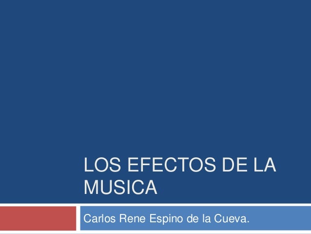 EFECTOS DE MUSICA efectos de musica: