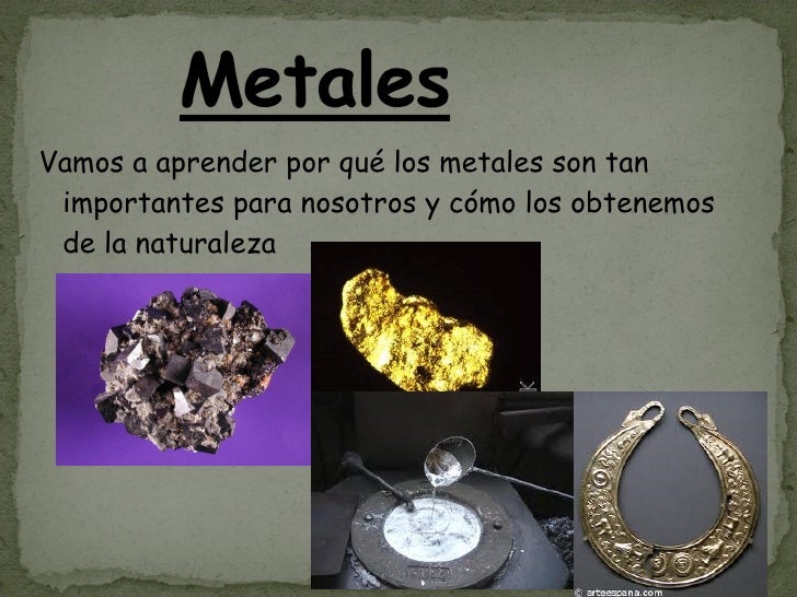 Los metales 1º eso Los metales 1º eso
