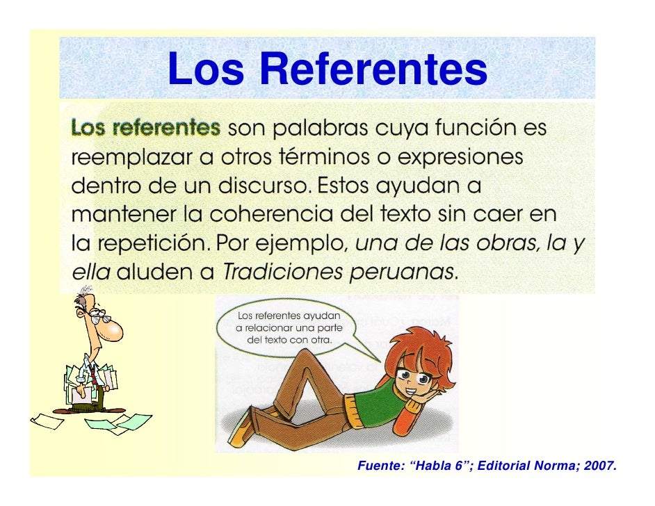 Los referentes