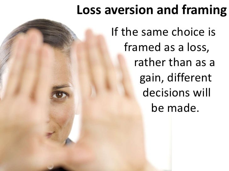 loss aversion About ten years ago, a pair of economists published a study on loss aversion in the residential housing market (gated version here)homeowners, they found, held out for more money, about 25-35 percent above the expected selling price, and ended up paying for it — either by not selling or by having their property languish on the market for. loss aversion About ten years ago, a pair of economists published a study on loss aversion in the residential housing market (gated version here)homeowners, they found, held out for more money, about 25-35 percent above the expected selling price, and ended up paying for it — either by not selling or by having their property languish on the market for.