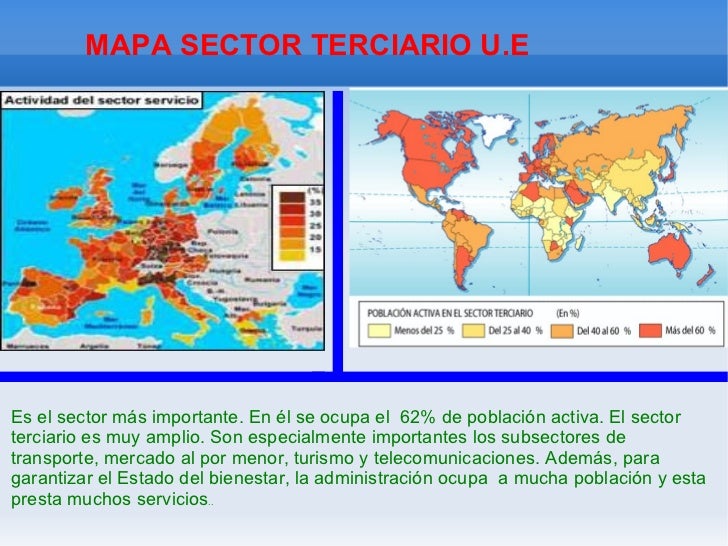 Resultado de imagen de SECTOR TERCIARIO UE