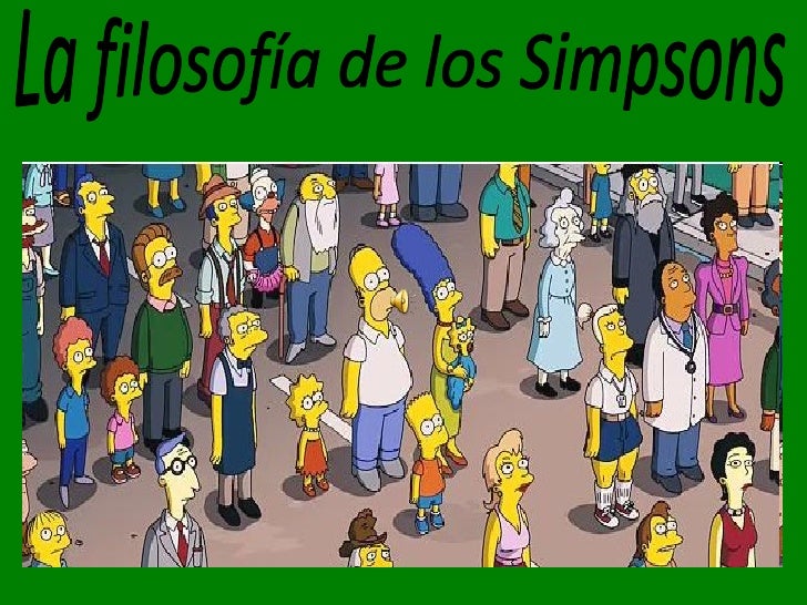 Los simpsons (filosofía)
