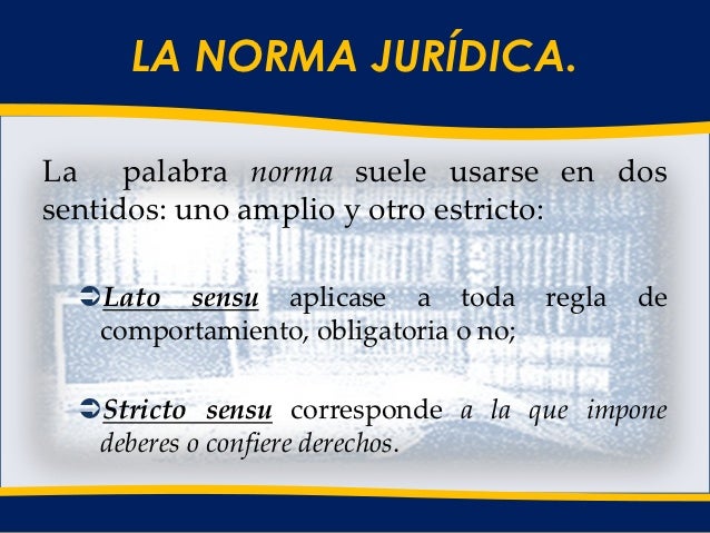 Los sistemas normativos
