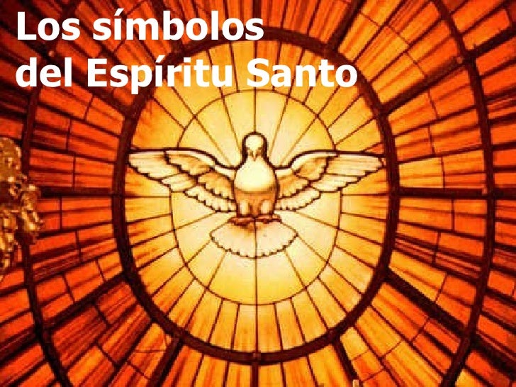 Los símbolos del espíritu santo