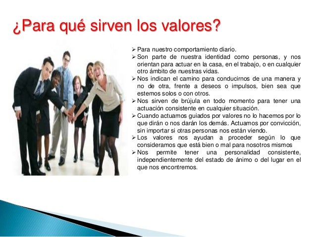Los valores