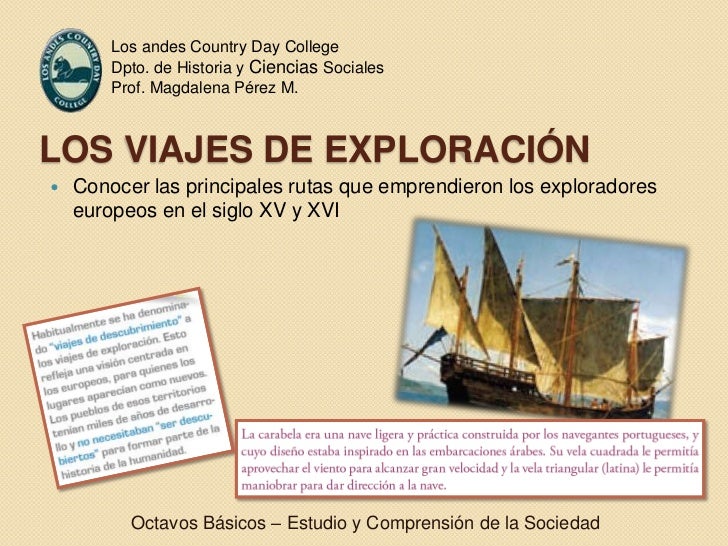 DE LOS VIAJES DE EXPLORACION de los viajes de exploracion: