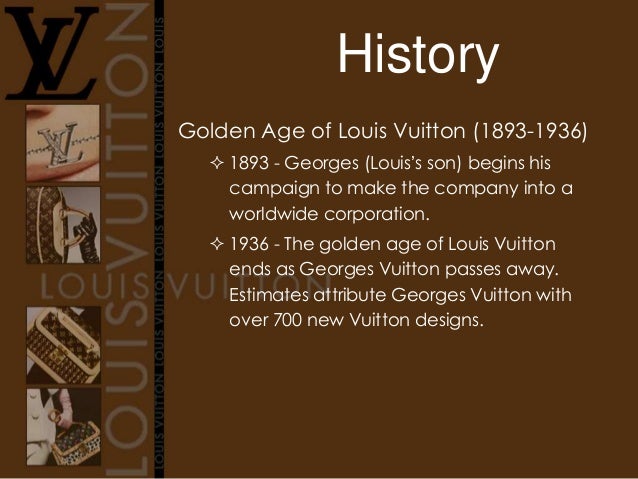 Louis Vuitton Facts History  Natural Resource Department