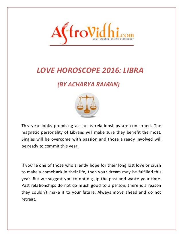 Libra dating horoscope
