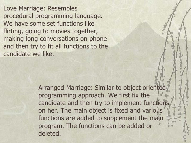 essay arranged marriage love marriage