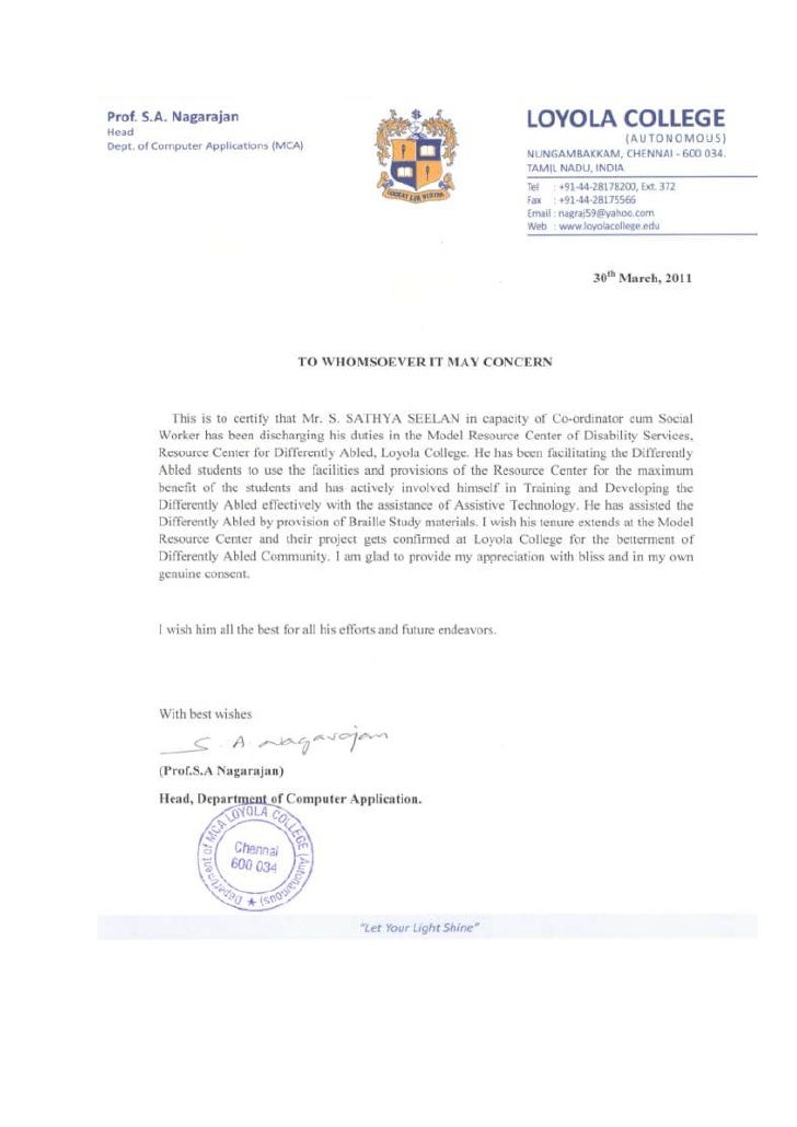 referans letter