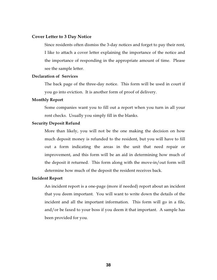 cover letter for rental property
