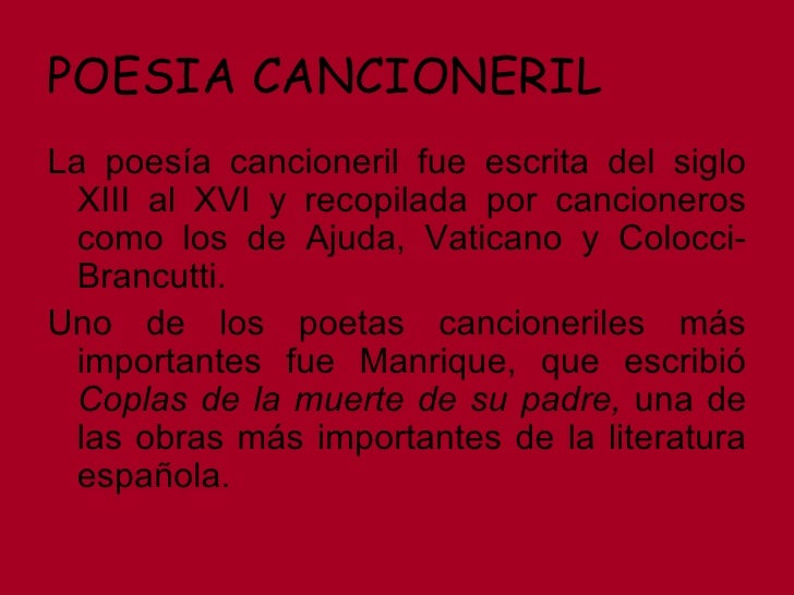 LíRica Popular Y Culta