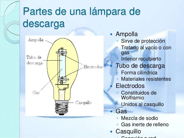 Luminarias de descarga de baja presion