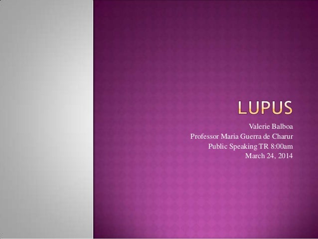 lupus speech lupus speech