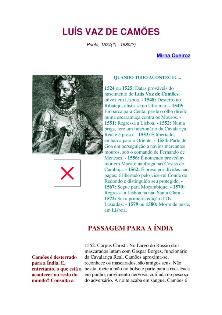 Luis de Camoes natercia Luis de Camoes natercia