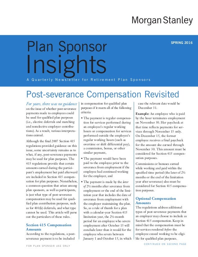 Retirement Plan Sponsor Insights