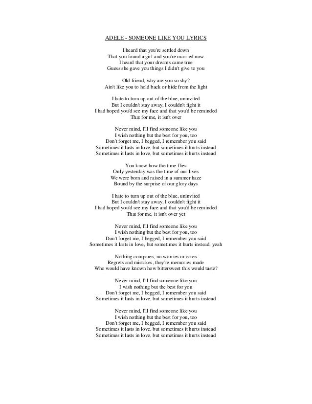 Lirik Lagu Always Something Just Like This