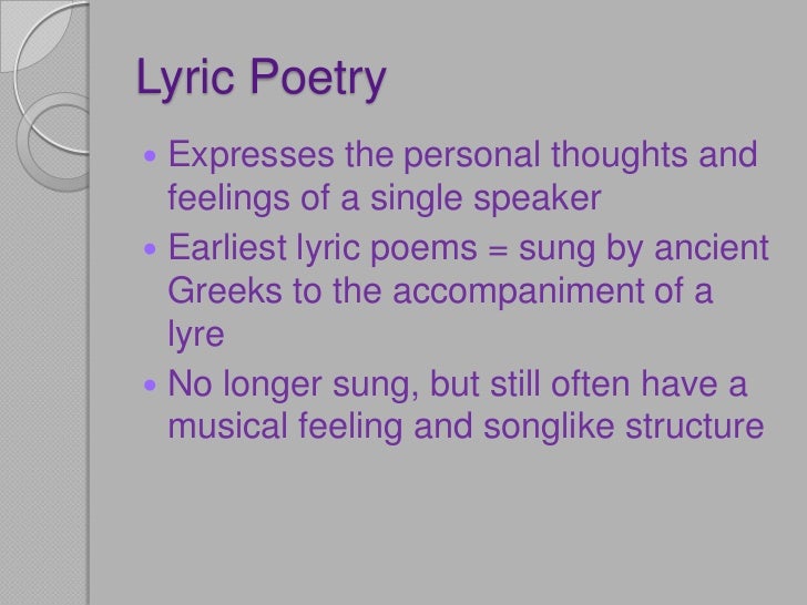 meter in poetry examples