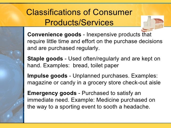 M9 L3 Classification of Products Services