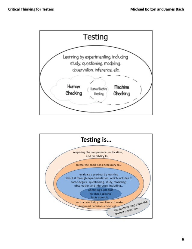 Critical Thinking Testing and Assessment