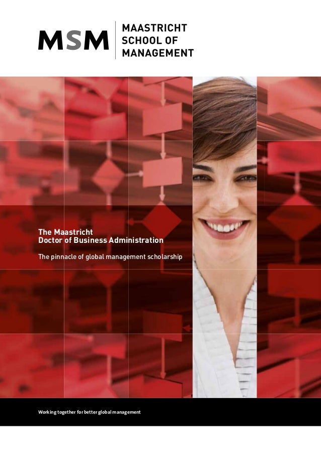 Doctor Of Business Administration - Doctor of business administration brochure