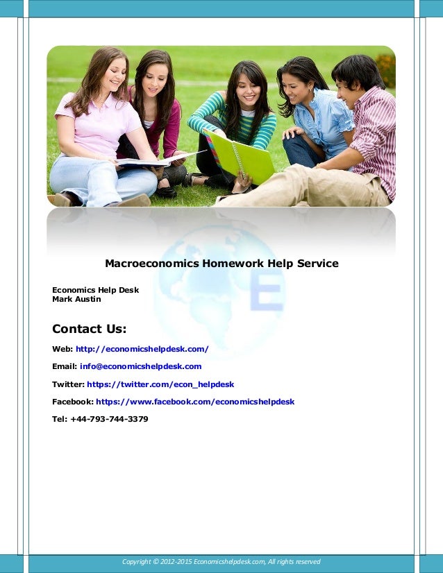 Macroeconomics homework help