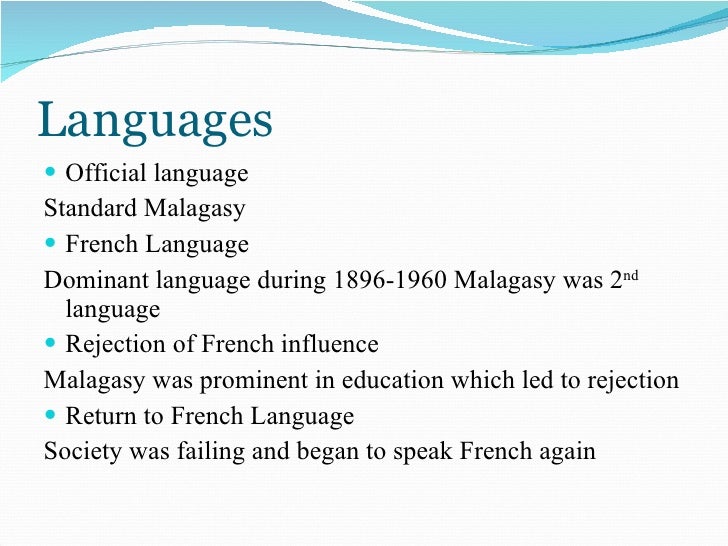Che Lingua Si Parla In Madagascar