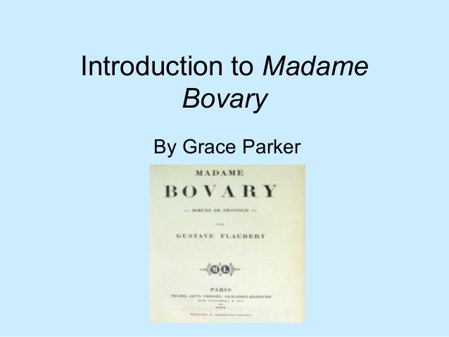 Madame bovary essay topics