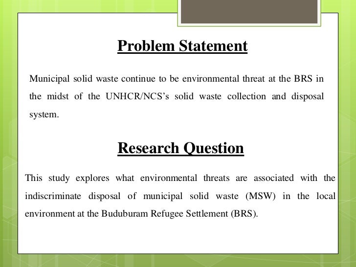 Thesis on waste management in ghana