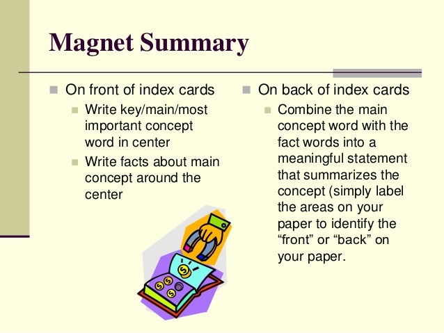 magnet summary example