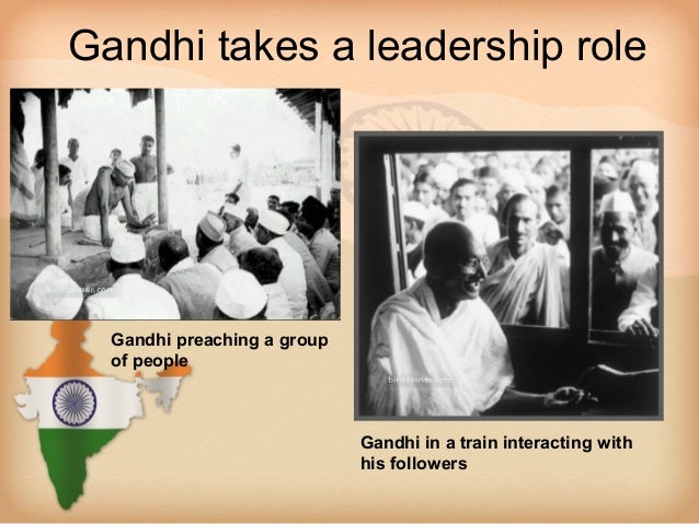 gandhi takes a leaders...