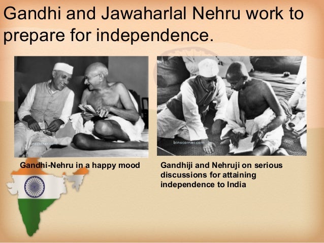 gandhi and jawaharlal ...