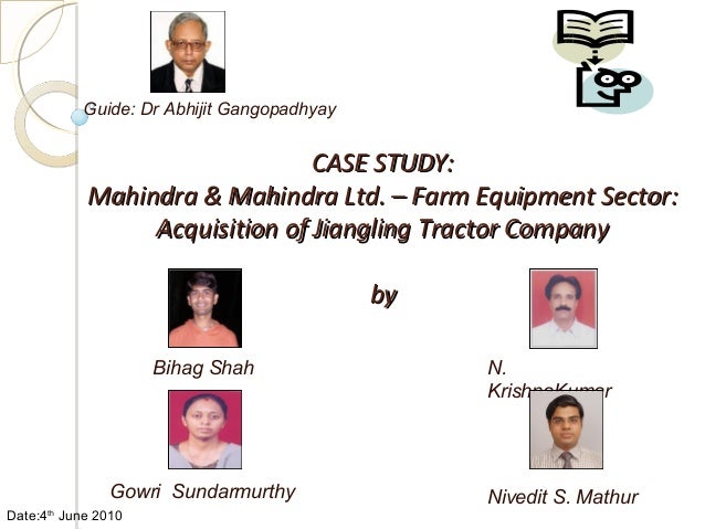 case study of mahindra and mahindra company