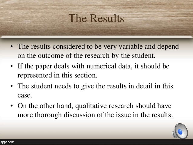 Parts Of Dissertation
