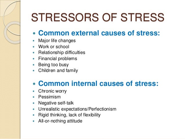 Causes of Stress on Students
