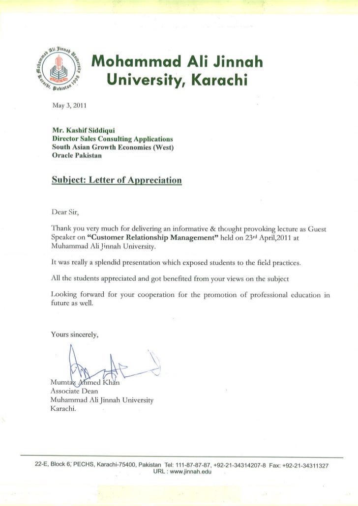 Letter Thanking Someone For Internship Letter Thanking Someone For Internship