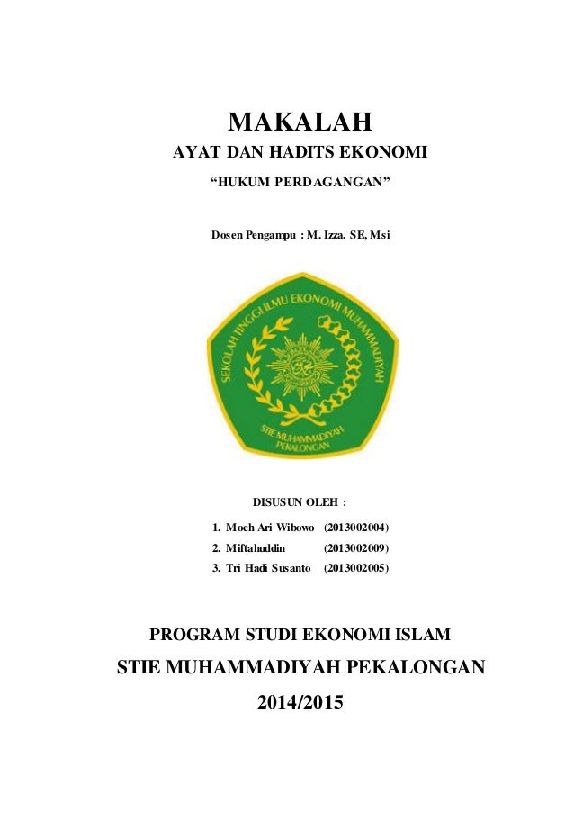 Contoh Cover Makalah Uii Jawkosa