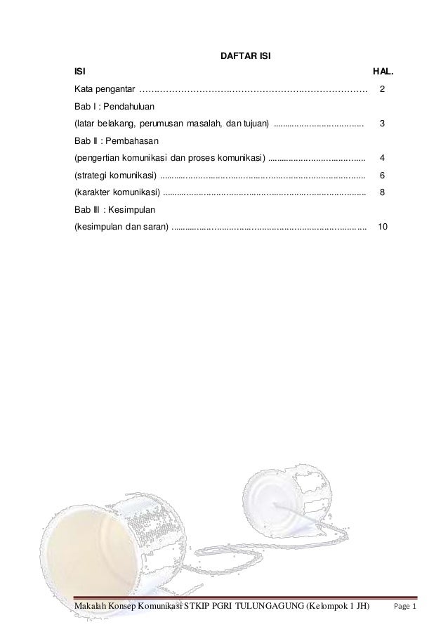 Contoh Judul Karya Tulis Ilmiah Dalam Bentuk Makalah 