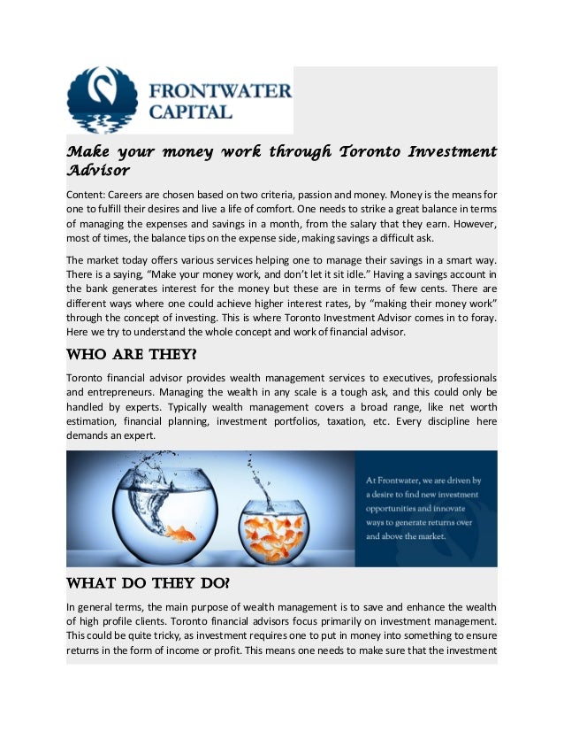 Foreign currency investment advisor