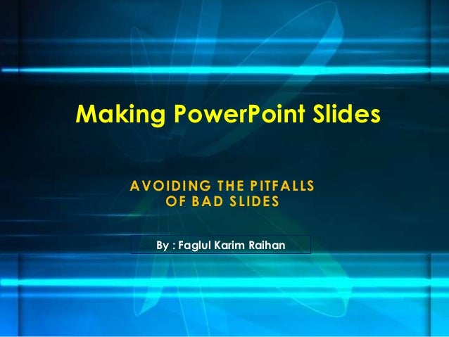 making power point slides making powerpoint