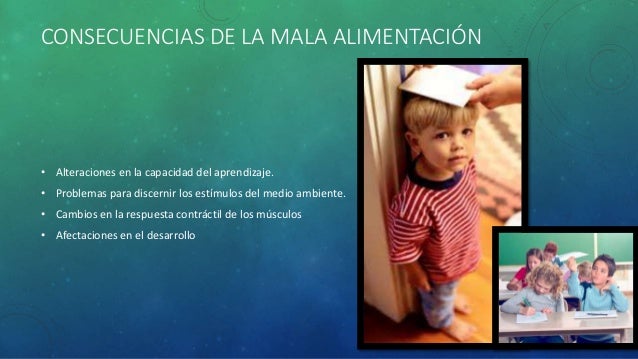 Mala alimentación y aprendizaje infantil Mala alimentación y aprendizaje infantil