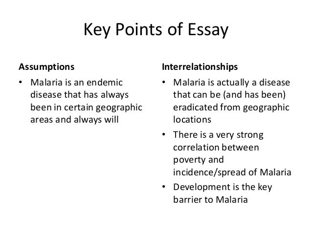 Topics For High School Essays Malaria Essays Papers Helpme Personal Essay Thesis Statement also Science Argumentative Essay Topics Malaria Essay From Thesis To Essay Writing