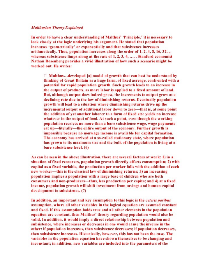 theory explained malthusian theory explained theory explained malthusian theory explained