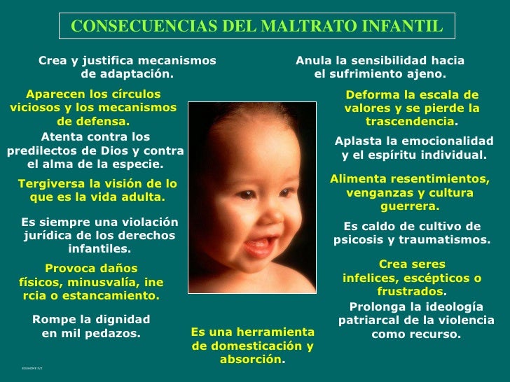 Resultado de imagen para ABUSO INFANTIL SECUELAS