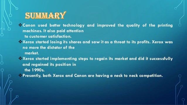 xerox case study summary xerox case study summary